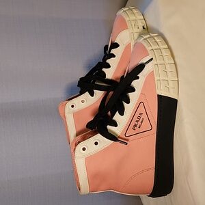 Prada high top sneakers